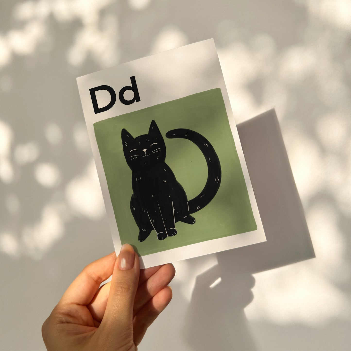 Cat Alphabet Letter Print