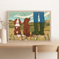 Personalised Dogs in the Countryside Print (unframed)