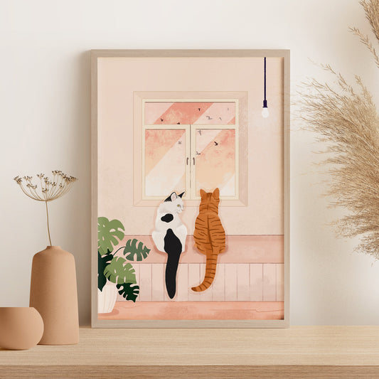Personalised Cat Print
