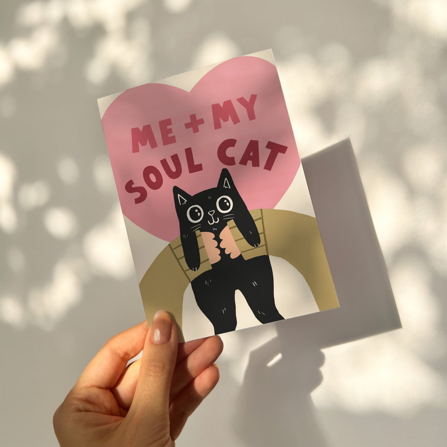 Me and My Soul Cat Print