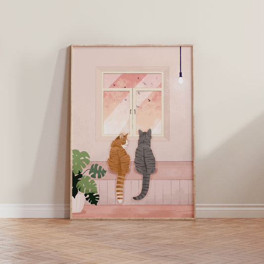 Personalised Cat Print