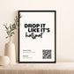 "Drop It Like It's Hotspot" Wifi Print (unframed)