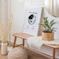 Personalised Zodiac Couple Pairing Print (unframed)