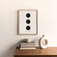 Personalised Family Zodiac Print (unframed)