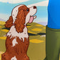 Personalised Dogs in the Countryside Print (unframed)